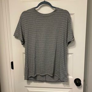 Lululemon Grey Stripe Top